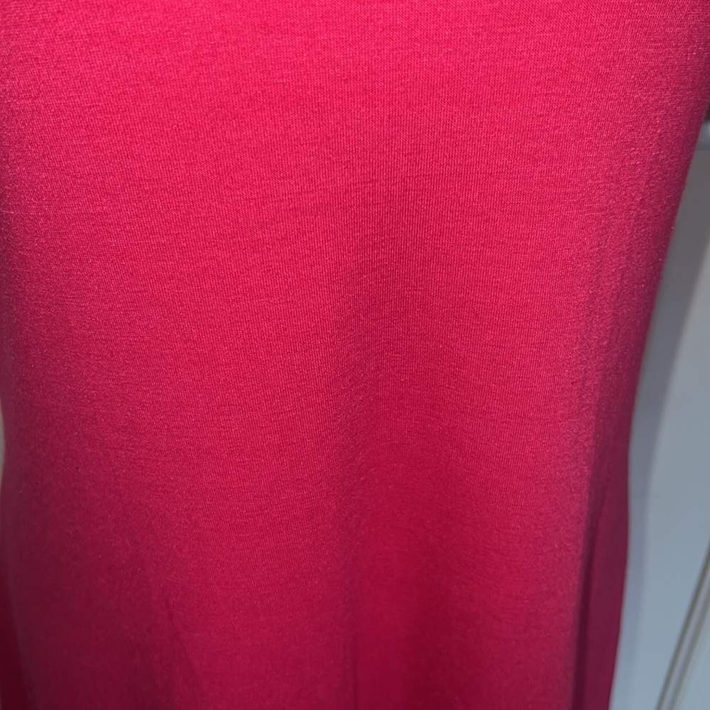 Lucky Brand Swimwear Tapestry Strap Raspberry Pink Dress - Picture 3 of 4